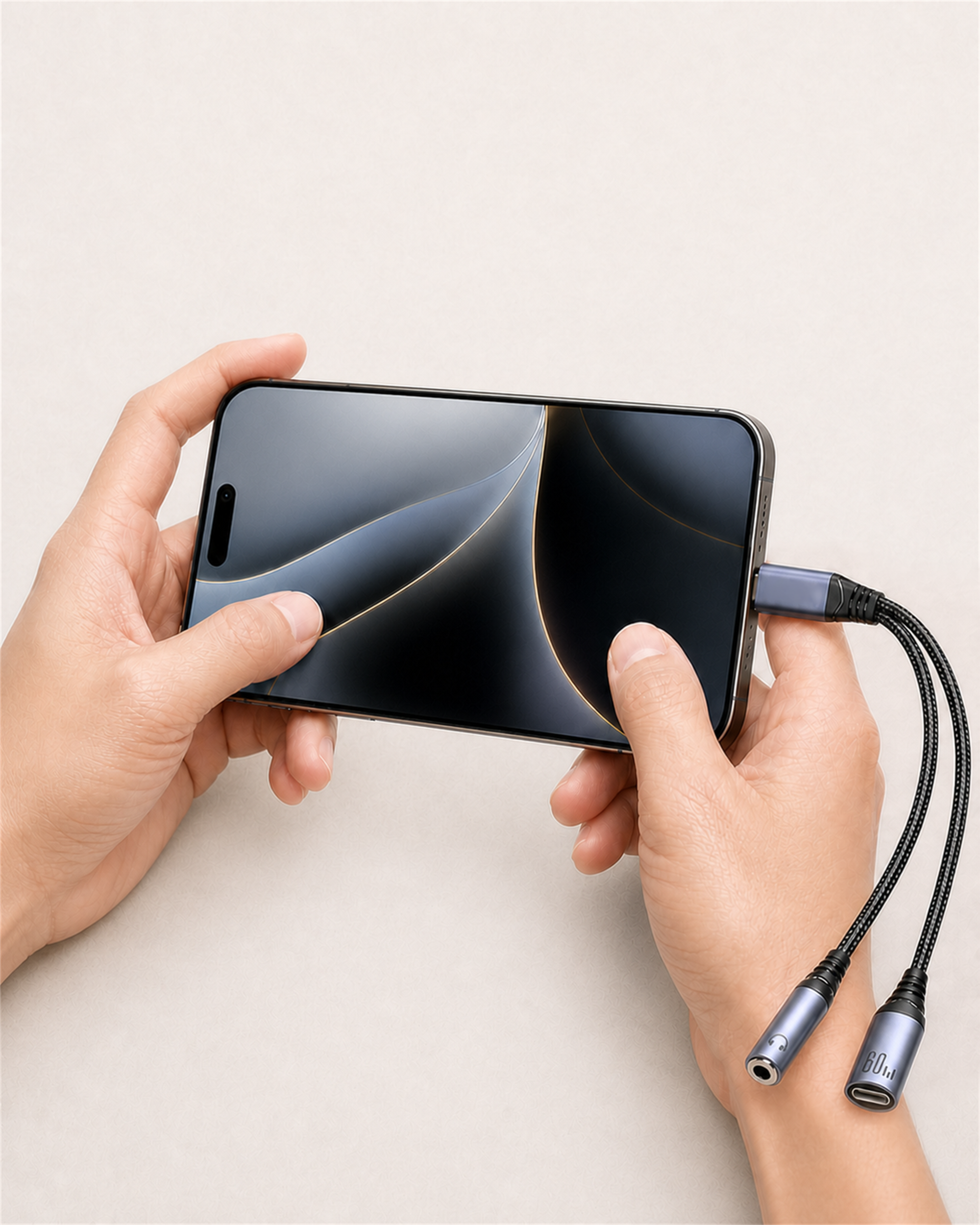 JOYROOM 3.5mm Ses + Type-C Şarj Dönüştürücü Joyroom