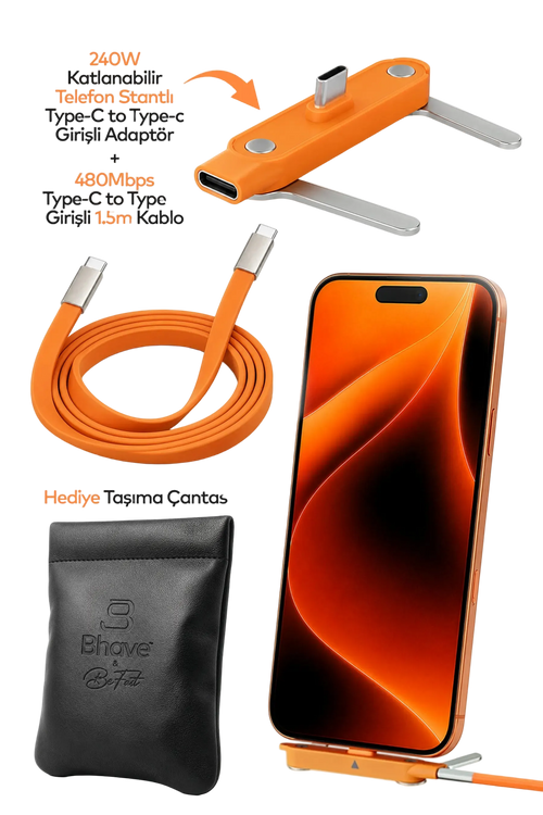 240W Standlı Type-C Kablo Bhave